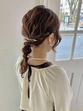 ジャストビューティマカロン 上大岡(Just Beauty macaron) 【mio】編み下ろし/パーティーアレンジ