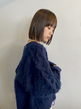 シセイ 青山(SHISEI) ぱつっとボブ/ぷつっとカット/縮毛矯正［南青山］