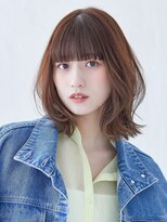 オーバーヘアー 枚方店(over hair)&nbsp;【La fith】ブリーチなしダブルカラー×切りっぱなしボブ