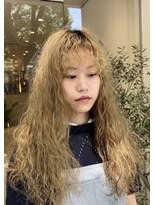 シアン 矢場町店(CYAN.)&nbsp;ブリーチパーマ×ブリーチ履歴×前髪パーマ