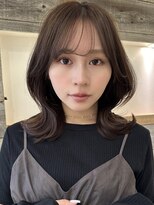 アイヴィー(IVY)&nbsp;暗めカラーグレージュカラーくびれヘア【肥田亜沙美】