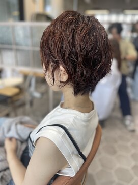 ジュエ プリュム(jouer plume) ショートパーマ