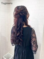 タグマル&nbsp;結婚式にオススメ☆ハーフアップスタイル☆