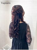 結婚式にオススメ☆ハーフアップスタイル☆
