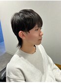 メンズウルフ/縮毛矯正 ※潤艶 ストレート(縮毛矯正)