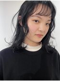 イメチェン/ホワイトブロンド/外ハネボブ/美髪/勾当台