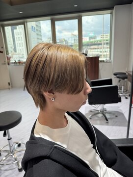 クール 大和八木駅前店(Coeur) #メンズマッシュウルフ　#メンズダブルカラー　#メンズ大和八木