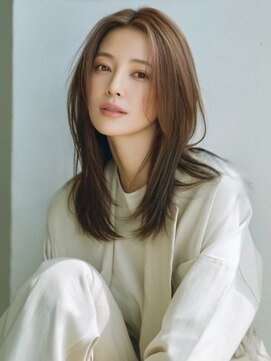 アルトリスト(Altruist Aging×HAIR&SPA) ★ダークアッシュ大人ガーリーボブ着物ミディアムレイヤーカット