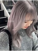 《suu.02》white gray【sheer color】