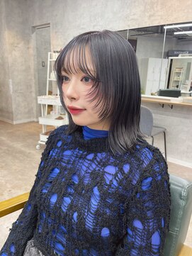 リミットバイアフィナー 大宮店(limit by Afinar) レイヤー/顔まわりレイヤー/ボブウルフ/シルバー