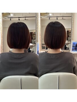 ヘアー ボニータ(hair bonita) #髪質改善#縮毛矯正#酸性ストレート#ストレート#前髪カット#ボブ