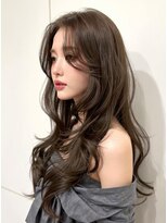 ブロウ ネックス ザ サロン 表参道(VLOW nex the salon) ベージュ レイヤーカット 韓国ヘア 掛札