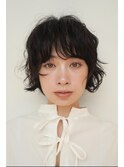大人ガーリー/レイヤーショート/前髪白髪/20代30代40代50代/大宮