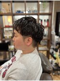 MEN’S/リバースセンターパート/ニュアンスパーマ/印西