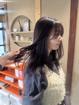 サムウェア(SOMEWHERE)の写真/髪質改善でナチュラルストレートを体験♪扱いやすく毎朝のスタイリングが時短になる施術