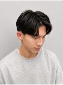 センターパートセット簡単ヘア