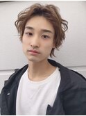 刈り上げセンターパート/波巻きツイストスパイラル/錦糸町