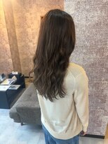 エイム ヘア デザイン 町田店(eim hair design) ベージュブラウン/ゆるウェーブ/ロング/外国人風カラー/ツヤ髪
