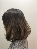 ワンレンボブ×グラデーションカラー【表参道 青山 原宿】
