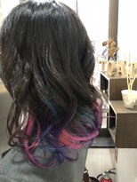 トムキャット(TOM CAT) 【新宿TOMCAT】黒髪毛先ユニコーン風