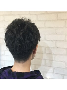 ブルー(BLUE) メンズ×ショート