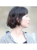 ボブ×ふんわりウェーブ◎20代30代40代50代60代/kilto.富山