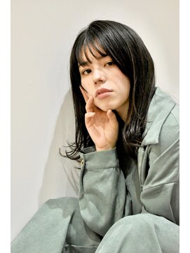 ブゾン(buZon) 【ブゾン高田馬場】ダークアッシュくせ毛パーマ