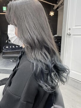 キラ 渋谷(KILLA) ネイビーブルー/ホワイトアッシュ/コンサバ/ブリーチなし