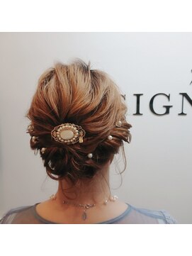 ヘアーデザイン サインポスト(hair design SIGNPOST) アップセット