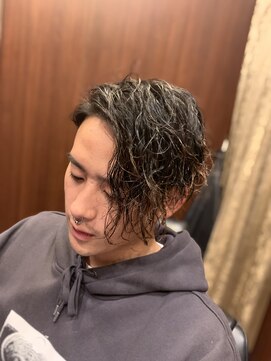ヒロギンザ 五反田店(HIRO GINZA) センターパートパーマ