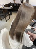 艶感抜群透明感グレージュカラー♪【別府】