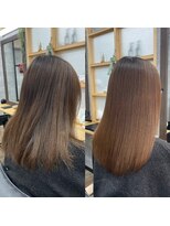 ナチュラル 泉中央店(Natural)&nbsp;縮毛矯正×ブリーチ毛