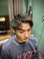 ヒロギンザバーバーショップ 丸の内店(HIRO GINZA BARBER SHOP)&nbsp;ショートツイストスパイラルパーマ