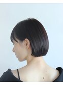 ミニボブ/ストレート/白髪染め/ヘッドスパ/リタッチ