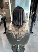 プルエクステ10代20代バレイヤージュ風スタイル名古屋美容室