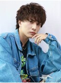 巻きパーマメンズツイストスパイラルパーマツーブロック