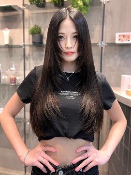 ロンドシェリ 仙台(Lond Cheri) 髪質改善似合わせカット縮毛矯正レイヤーカットダークアッシュ