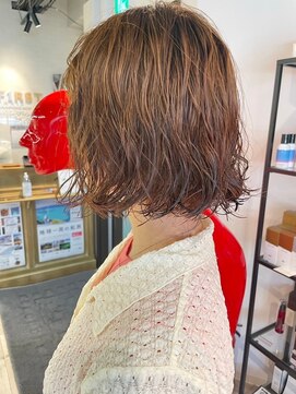 シャンプーボーイ 佐賀(SHAMPOO BOY) 大人かわいい波パーマ