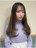 ザクっと顔まわりレイヤーカット