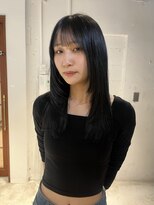 コフィー バイ メルト 吉祥寺(cofy by melt)&nbsp;【中澤彩乃】顔まわりレイヤーロングダークグレー暗髪フルバング