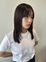 サラ ビューティー サイト 古賀店(SARA Beauty Sight) 顔周りレイヤー/髪質改善ストレート/縮毛矯正/10代20代30代
