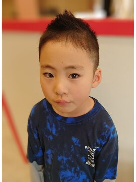 桜デコルポル(桜DECOルポル) お子様カットもやってます☆さわやかでワイルドなソフモヒ☆