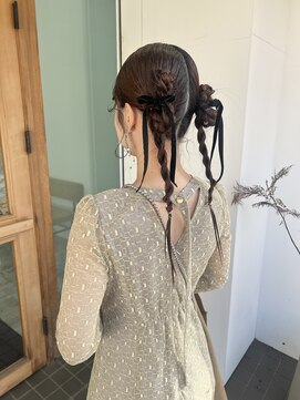 カシェル(cashel kishaba) タイトなツインアレンジ＊