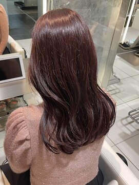 ザザ 高田馬場(ZA/ZA) ブリーチなしのピンクカラー