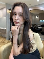 ロンド フィーユ(Lond fille)&nbsp;イメチェン外ハネボブ美髪ワイドバングレイヤー韓国ブリーチなし