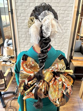 ザブックハンドサロン(The book hand salon) 振袖×ヘアアレンジ