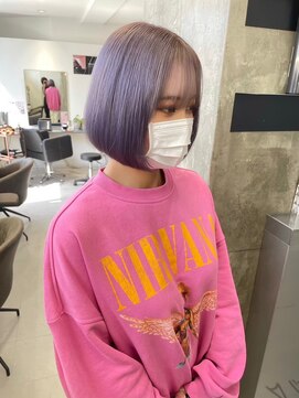 キング(K!ng) 縮毛矯正髪質改善ハイライトレイヤーカット枚方美容室エクステ