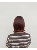 松山市 10代 20代 30代 ボブ 切りっぱなしボブ