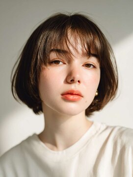 シェル 吉祥寺(shell) くびレイヤーエモージュグレージュカラーくびれショート/吉祥寺