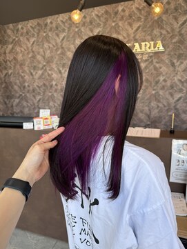 ガレリアエレガンテ 西尾店(GALLARIAElegante) インナーカラー*RED VIOLET*